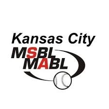 Kansas City Men's Senior Baseball League logo